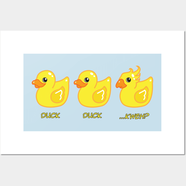 Final Fantasy "Duck Duck... Kweh?" Wall Art by LittleBearArt